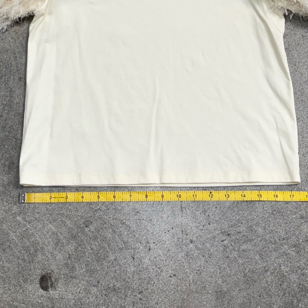 Cream Puff Sleeve Top - Blue Tassel - Picture 6 of 8